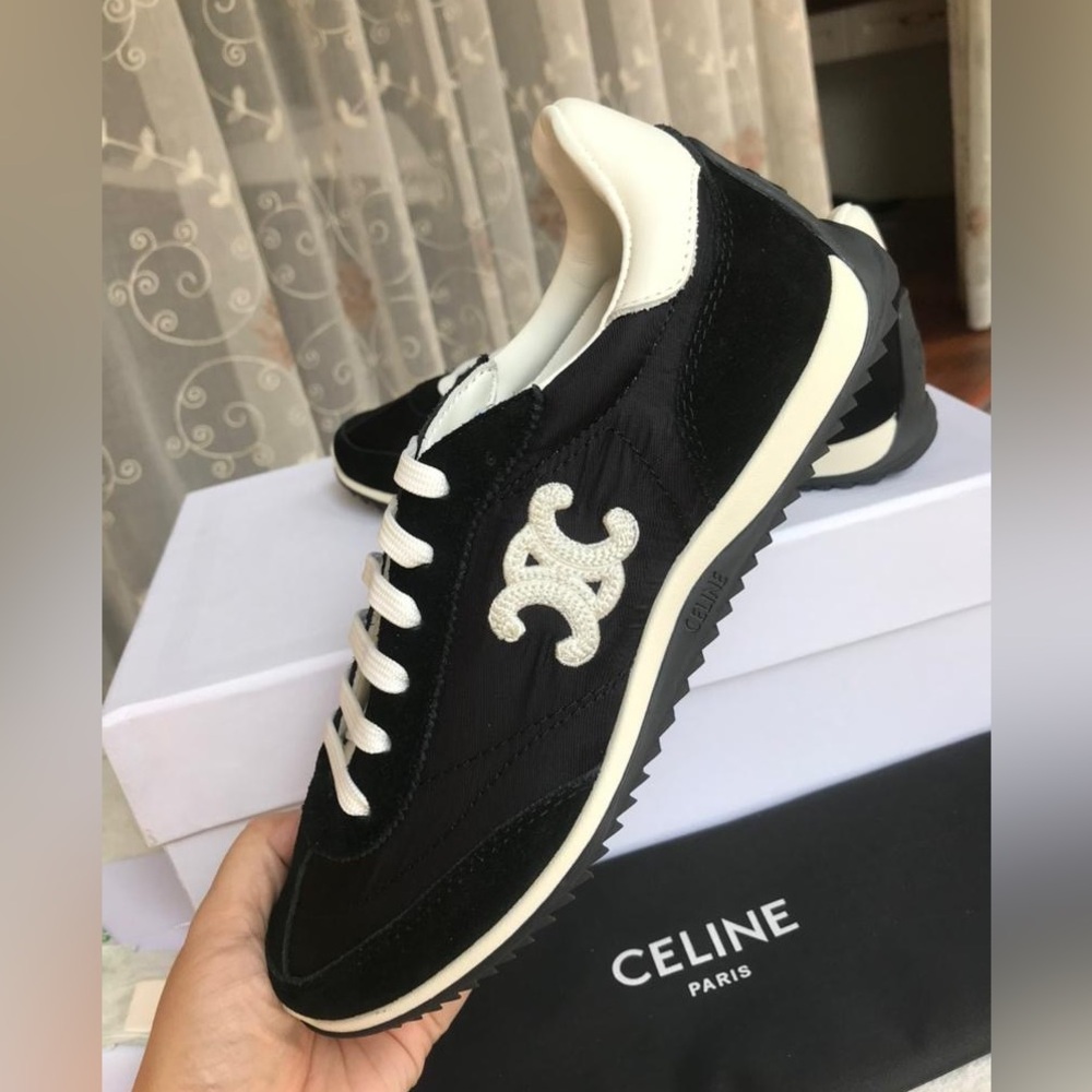 NIB CELINE RACER LOW TOP SNEAKER TRIOMPHE 36